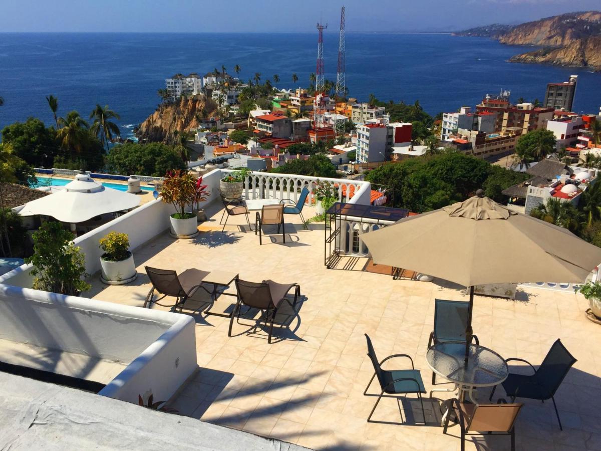 Penthouse Vlm Gran Terraza 200 Metros Vista Inmejorable Piscina Gigante Villa Acapulco Kültér fotó