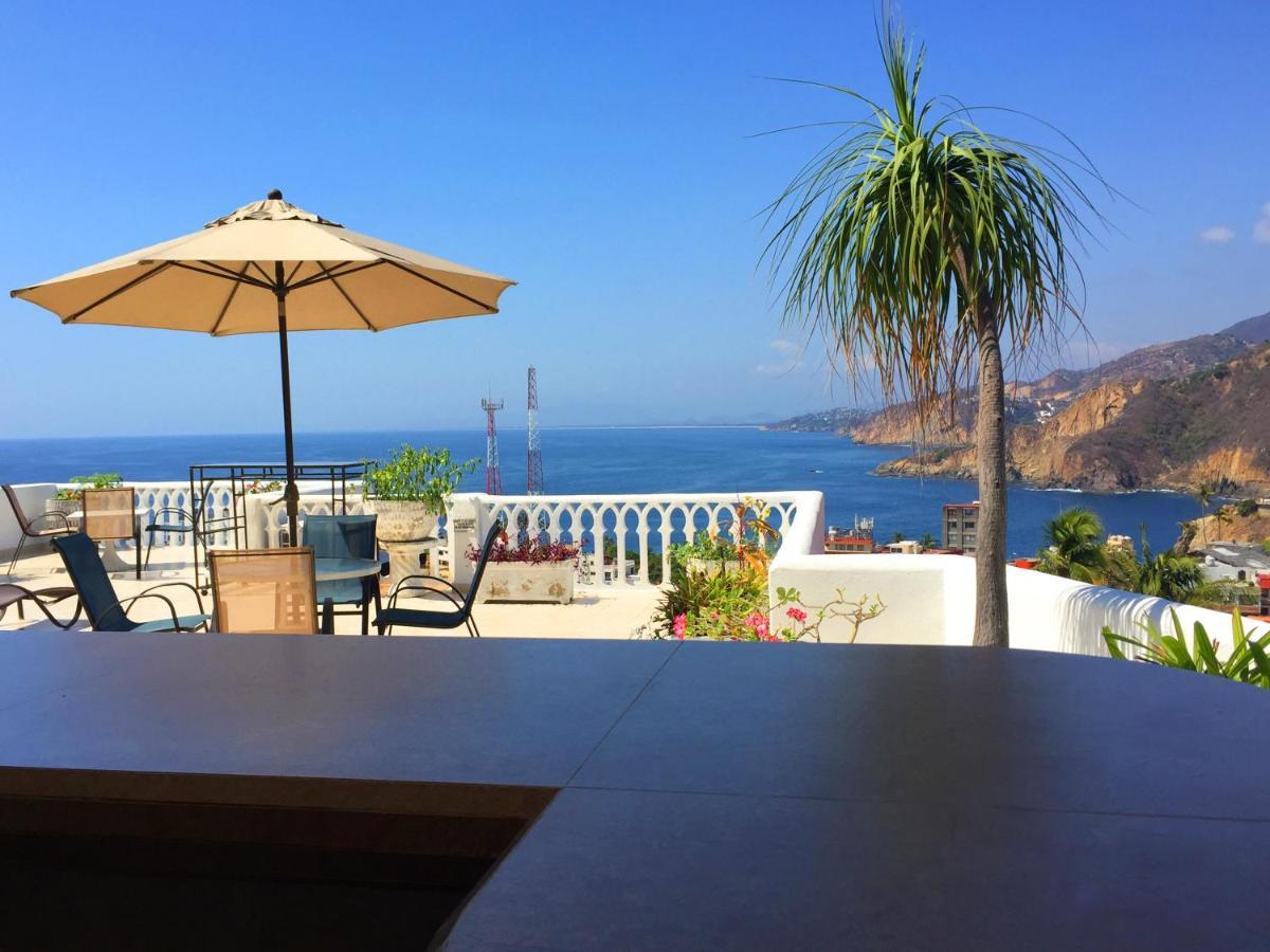 Penthouse Vlm Gran Terraza 200 Metros Vista Inmejorable Piscina Gigante Villa Acapulco Kültér fotó