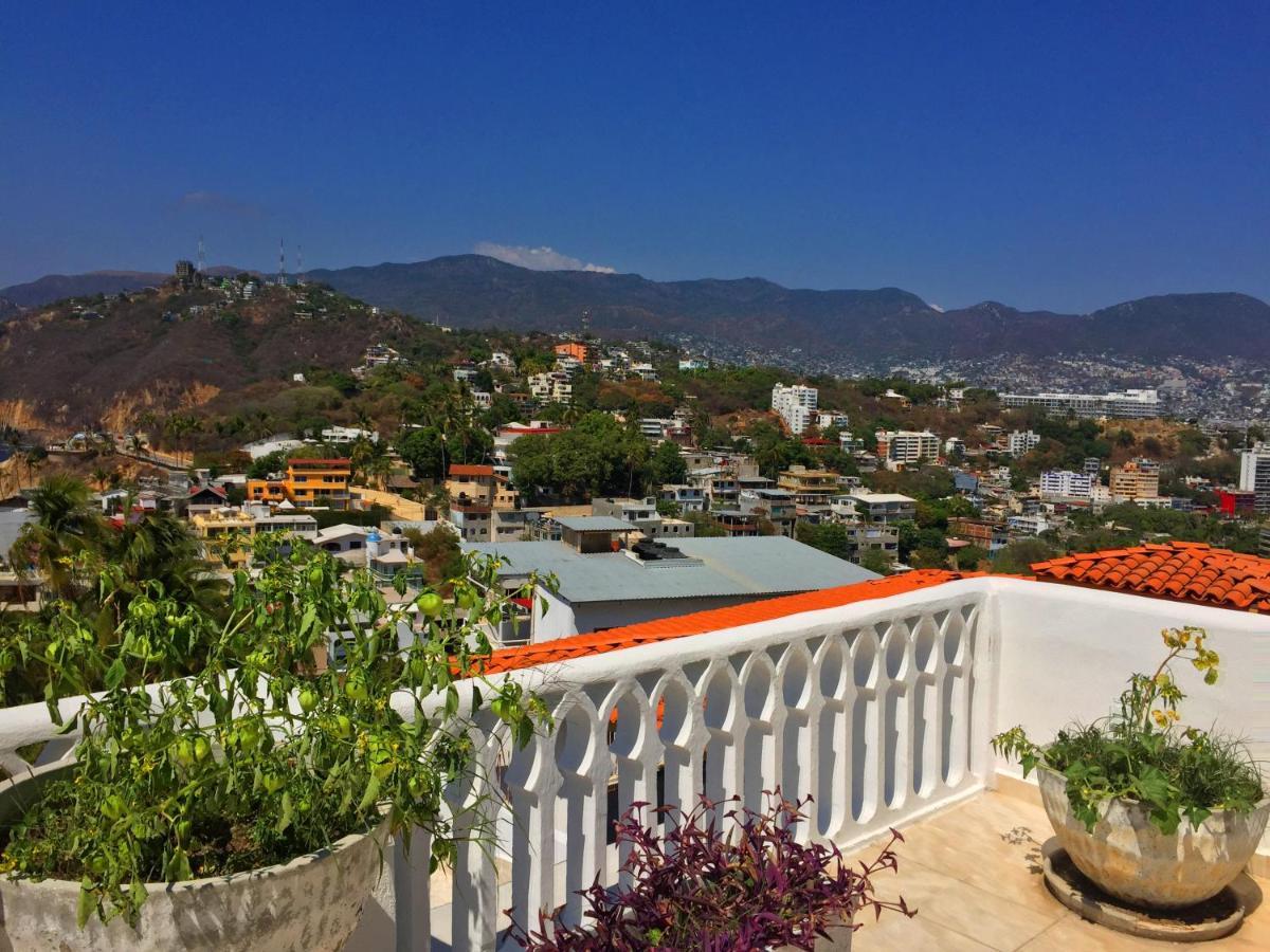 Penthouse Vlm Gran Terraza 200 Metros Vista Inmejorable Piscina Gigante Villa Acapulco Kültér fotó