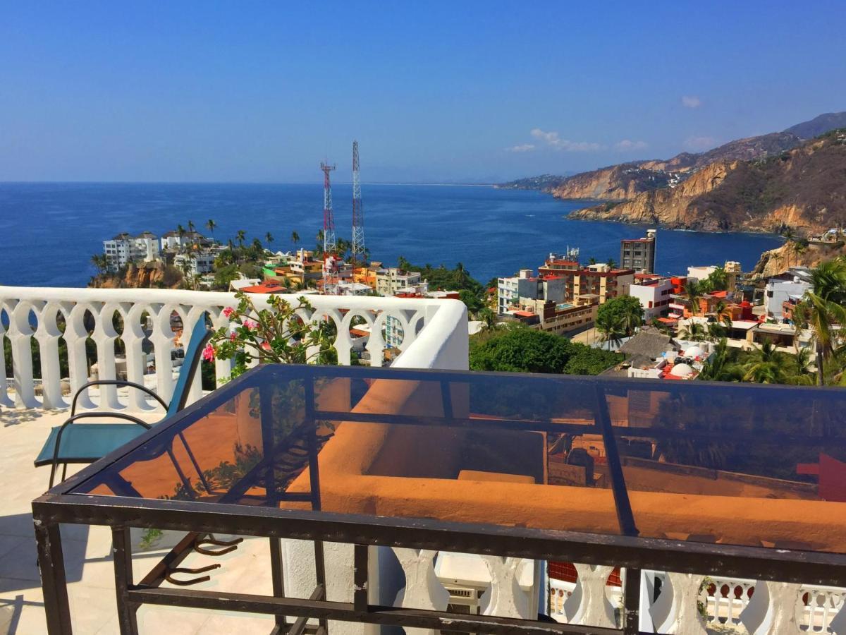 Penthouse Vlm Gran Terraza 200 Metros Vista Inmejorable Piscina Gigante Villa Acapulco Kültér fotó
