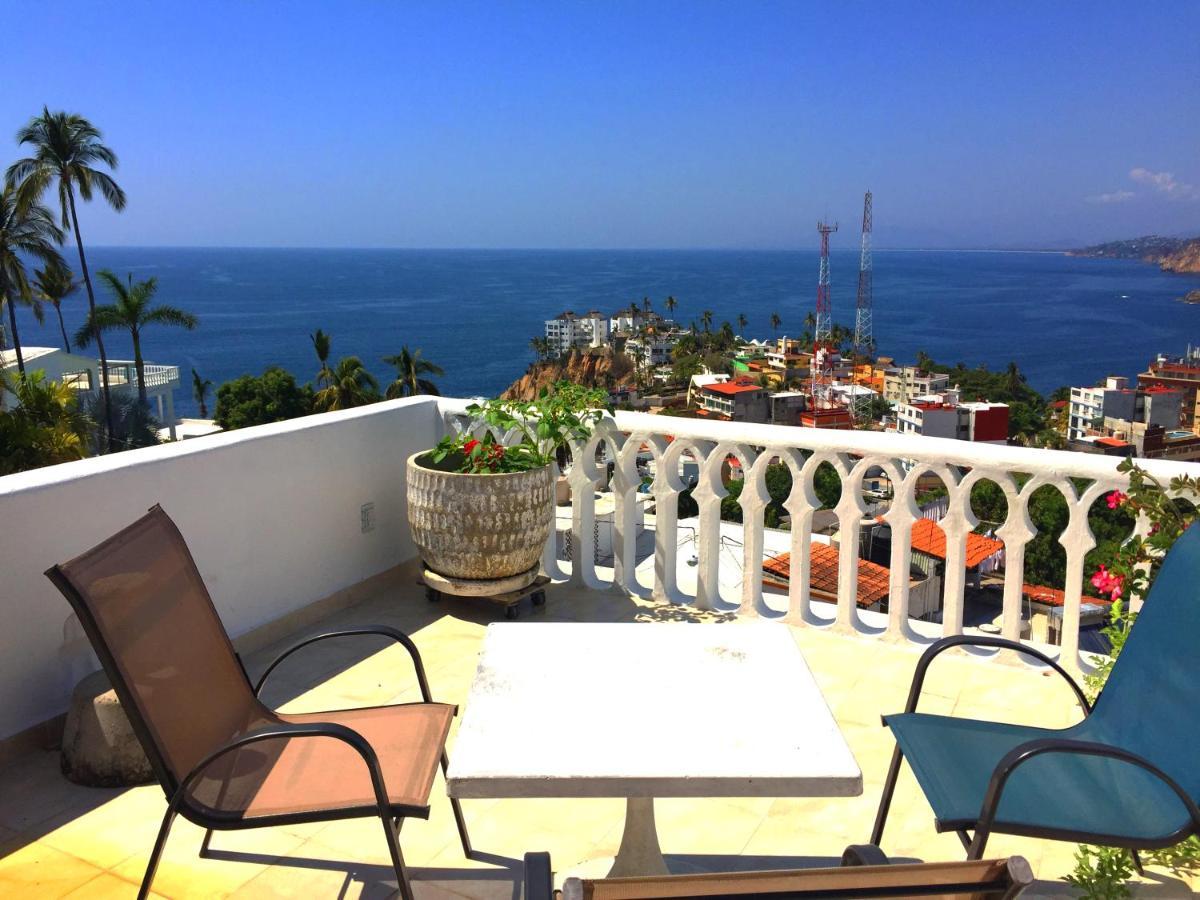 Penthouse Vlm Gran Terraza 200 Metros Vista Inmejorable Piscina Gigante Villa Acapulco Kültér fotó