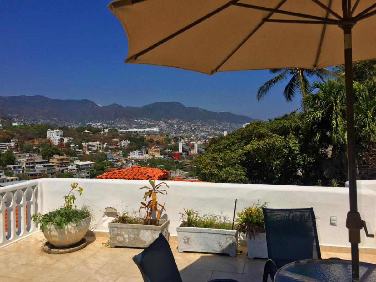 Penthouse Vlm Gran Terraza 200 Metros Vista Inmejorable Piscina Gigante Villa Acapulco Kültér fotó