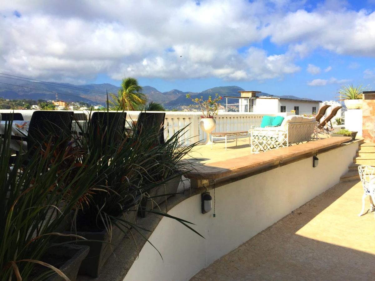 Penthouse Vlm Gran Terraza 200 Metros Vista Inmejorable Piscina Gigante Villa Acapulco Kültér fotó